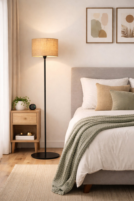 BFB INTERNATIONAL Swing Arm Floor Lamp