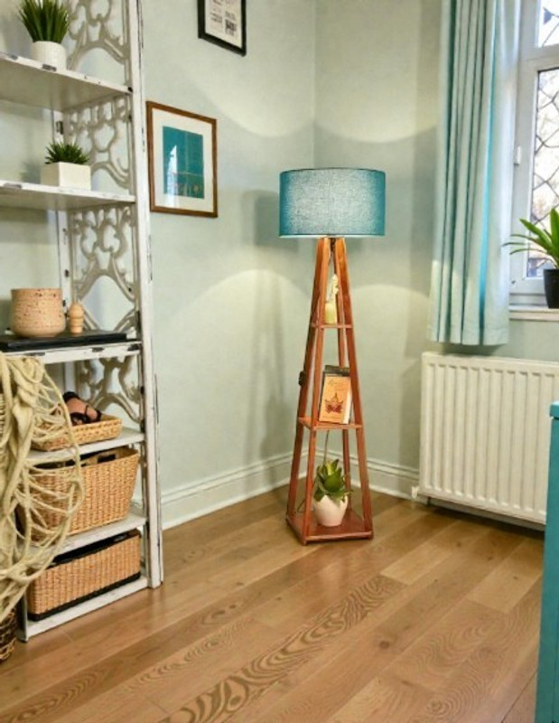 Rustic Accod Column Floor Lamp
