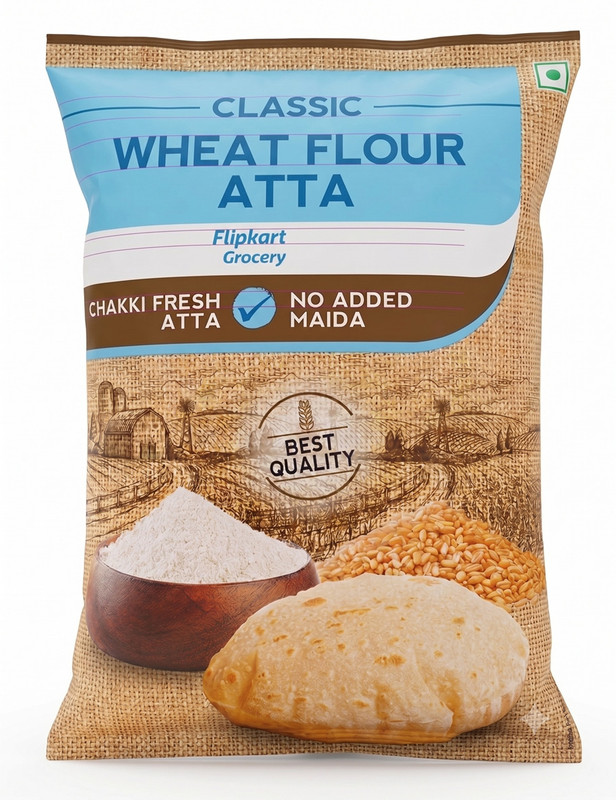 Classic Wheat Atta by Flipkart Grocery(10 kg)