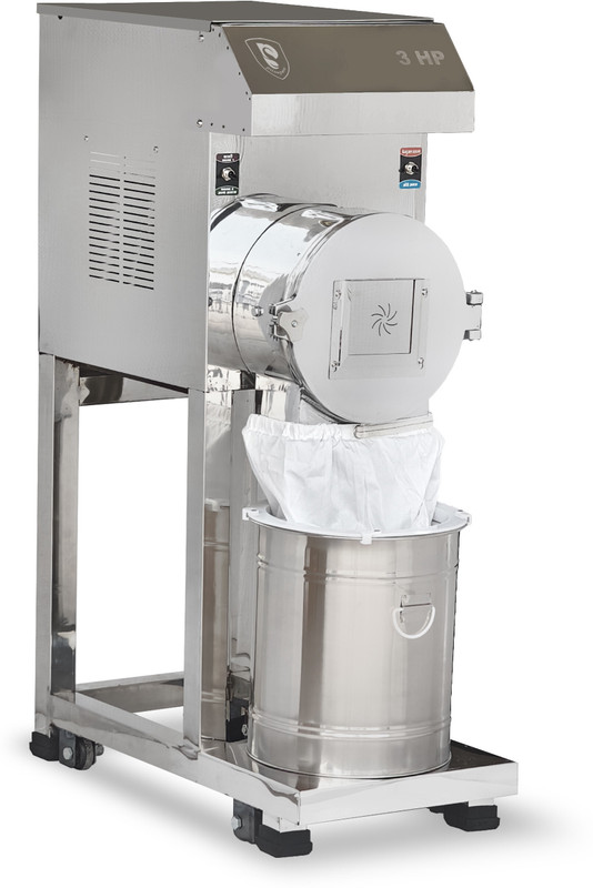 Prisapure 3HP SS PULVARIZER 3hp fully automatic 2in1 pulvarizer Flourmill