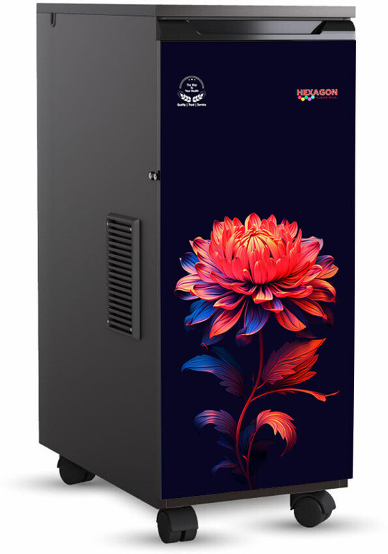 Shreejifine Hexagon Mill Max Pro Stainless Steel Gharghanti Atta Chakki for Home Use Golden Peacock Flourmill