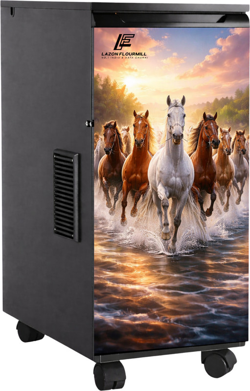 Lazon 7 Horses Design Hexagone Model Ghar ghanti 7 Horses Design Flourmill Flourmill