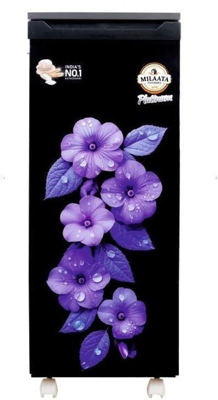 Milaata 1 HP Fully Automatic Printed High Glossy Flourmill Machine Stylish, Durable. BLLUE FLOWER Flourmill