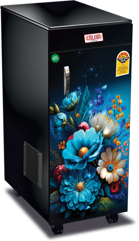 Calvin Aatamaker Flour Mill Machine for Home, Best Ghrelu Atta Chakki Fully automatic aata chakki gharghanti (Blue and White Flower ) Flourmill