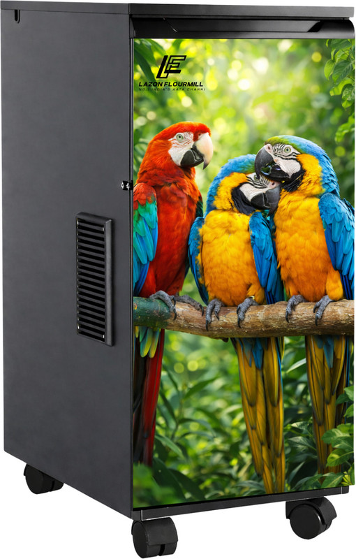 Lazon Classic Parrot Designed Fully Automatic 1 Hp Aata Chakki 1 Hp Modular Ghar Ghanti Flourmill