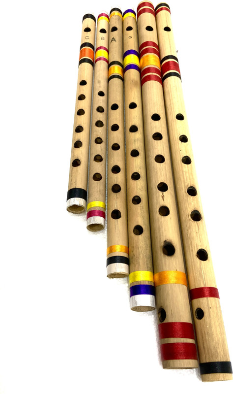 BestBrother 6SET G SHARP C SHARP G SCALE A SCALE C SCALE B SCALE Bamboo Flute(47 cm)