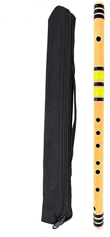 MAGA MART C Scale Medium Professional Flute,7 Hole 19 Inches with Free Carry Bag Bamboo Flute(48 cm)