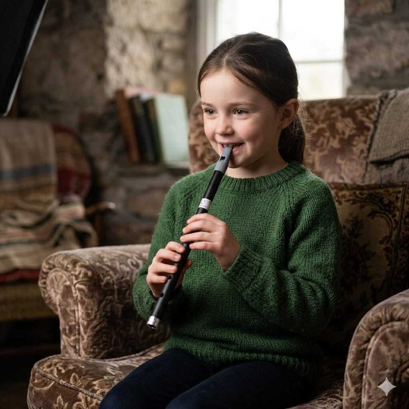 Venunaad Practice Flute for Beginners | Finger Hole Design with Lightweight Material PVC Flute(36.5 cm)