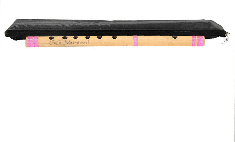 SG MUSICAL Classical Beginners (B Tune ) Bansuri With Flute Bag Bamboo Flute(38 cm)