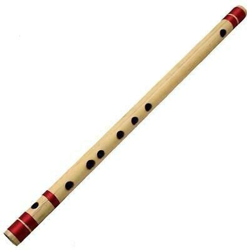 KHALSA MUSICAL C Sharp Middle Professional Scale 7 Hole Flute 18.5 Inch For Flute With Bag Bamboo Flute(48 cm)