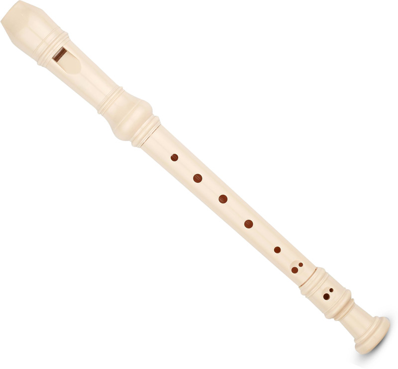 TECHNO Durable Plastic Flute with 8 Holes | Perfect for Music Training Plastic Flute(30 cm)