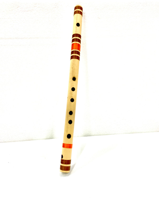 BestBrother C Sharp Medium Right Hand Bansuri 18.5 inches Bamboo Flute(48 cm)