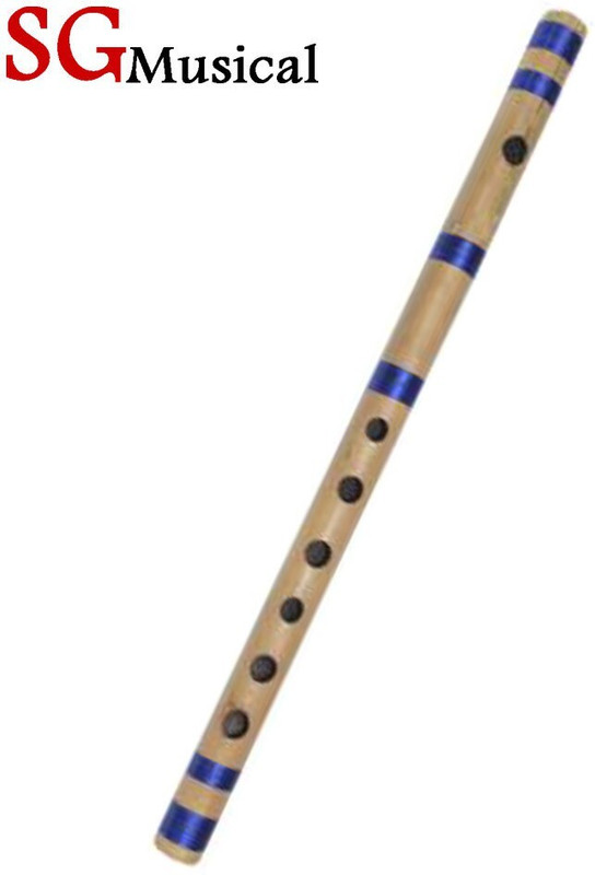 SG MUSICAL SG Musical - Natural Medium Finest Indian Bansuri Bamboo Flute Bamboo Flute(43 cm)