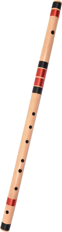 Shiv'z Muzic Flute, F Sharp BASE (With F Sharp Medium), 27 inches with Written Manual & Bag Bamboo Flute(68.58 cm)