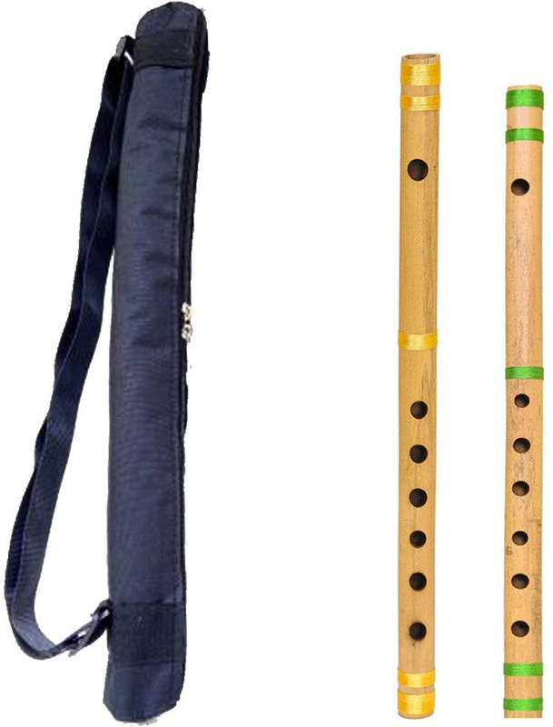 SG MUSICAL COMBO Indian Bansuri C And B Scale With Carry Bag Bamboo Flute(42 cm)