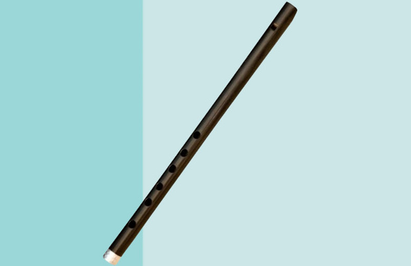 HEAVEN Flute Black PVC Ebonite State Flute 14 inch Size For Beginners PVC Flute(37 cm)