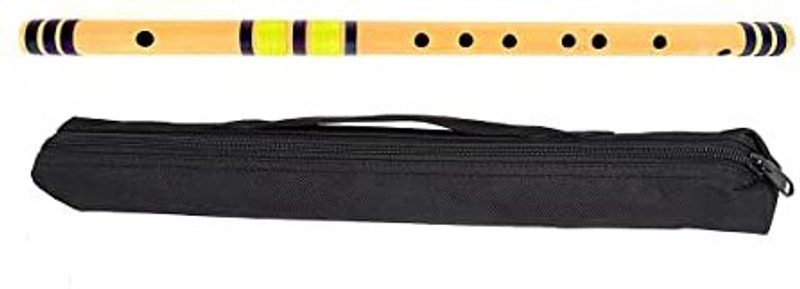 MAHADEV A Scale Bamboo Indian| Professional Flute | Bansuri with Bag Bamboo Flute(38 cm)