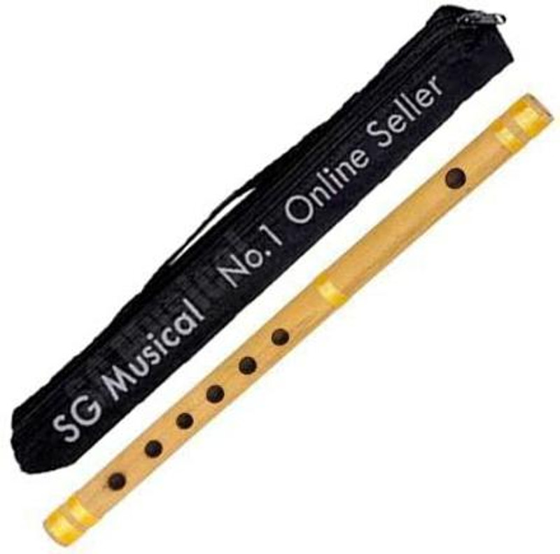 SG MUSICAL Professional Flutes C Sharp Base With Bag Bamboo Flute Bamboo Flute(40 cm)