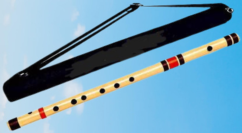 Foxit Musical Flutes C Scale Natural Bamboo Flute (14 inches, Medium) Carry Bag Bamboo Flute(35.6 cm)