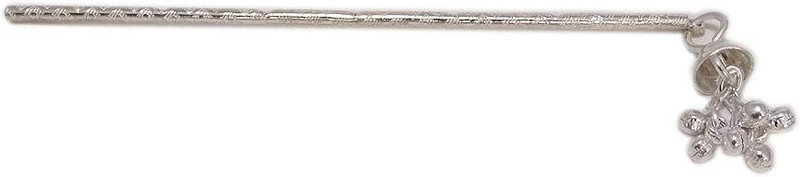 ASTRO-D Silver Krishna Basuri Mini Flute for Laddu Gopal Pooja Decoration Silver Flute(12.7 cm)