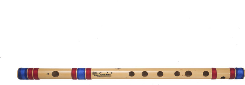 Kanha D Scale Sharp Base Bamboo Flute Musical Instrument (Bansuri) Bamboo Flute(80 cm)