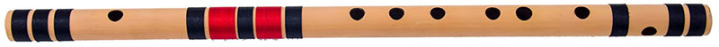 Punam Flutes C Natural Medium Premium Bansuri (Right Hand) 19.5 inches Bamboo Flute(19.5 inch)