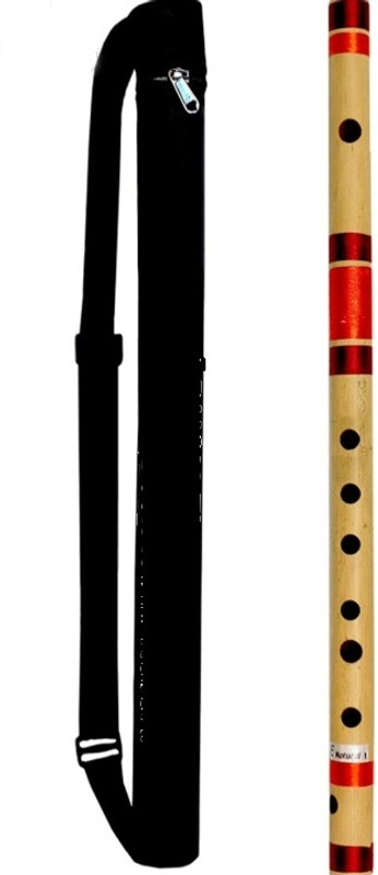 HEAVEN Flute C Sharp Medium & Indian Professional Bansuri 18.5 inch Size Bamboo Flute(46 cm)