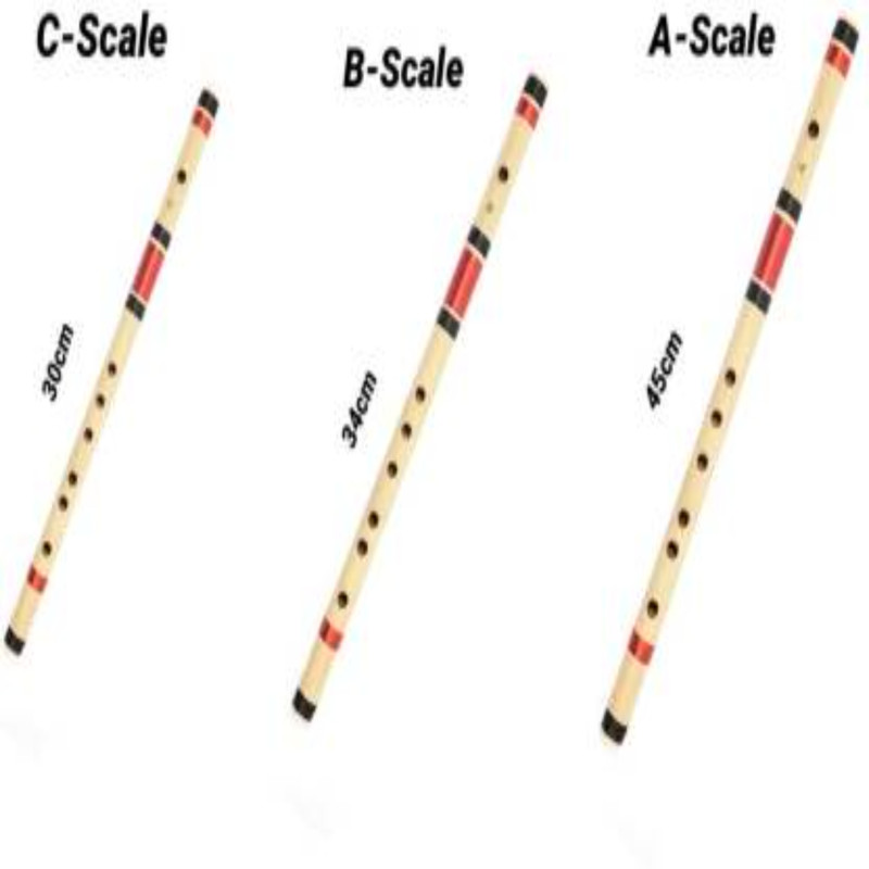BestBrother Indian Classical Musical A+C+B Scale 3pcs set Natural Bamboo Flute Bamboo Flute Bamboo Flute(43 cm)