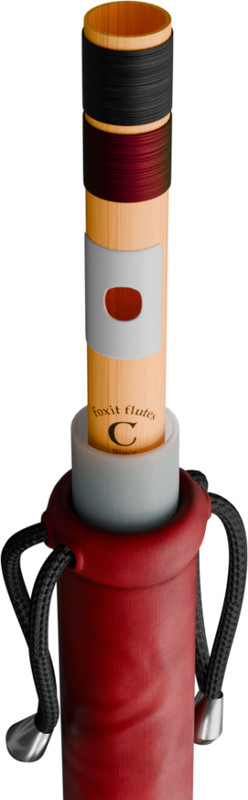 Foxit Musical Right Handed C Natural | Tuned With Tanpura A=440Hz | PVC Fiber Flute Fiber Flute(48 cm)