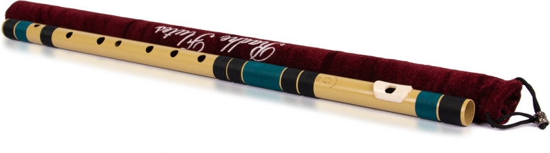 Radhe Flutes C Natural Right Hand With Velvet Cover PVC Dark Blue & Black PVC Flute(53 cm)