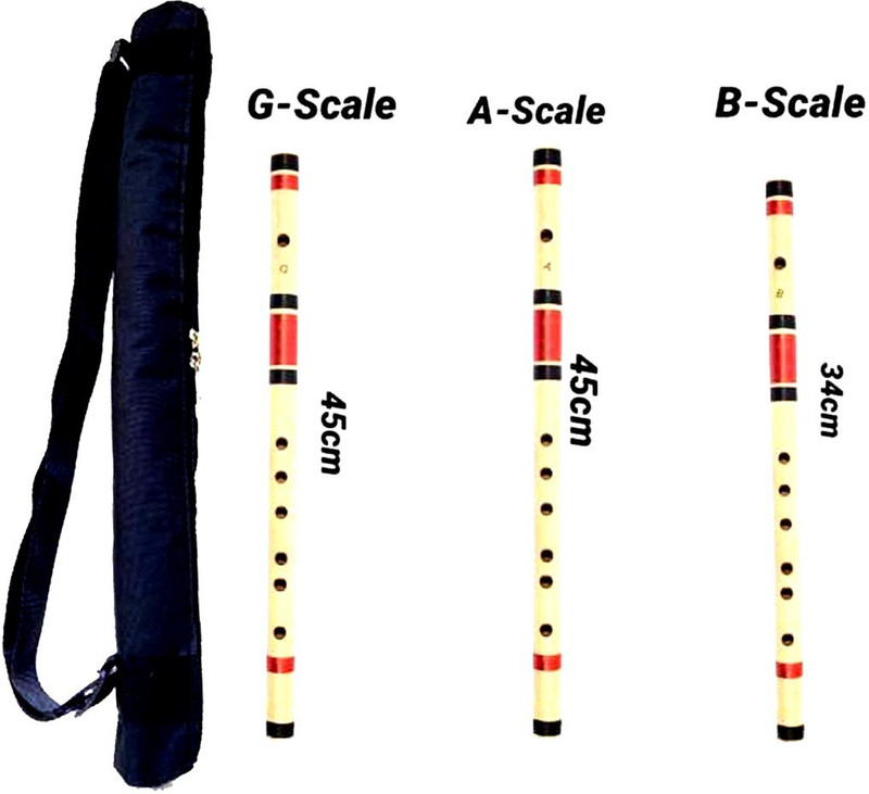 SG MUSICAL G Medium Professional Flute With Bag Bamboo Flute(43 cm)