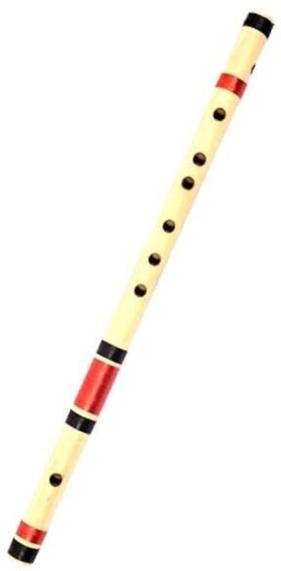 Shiv'z Muzic Flute,F Sharp Medium,BUDGET Bansuri,14 inche FREE Written Manual&Bag Bamboo Flute(35.56 cm)