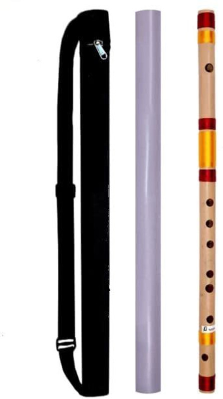BestBrother C SHARP 7 Hole Bansuri |Solid PVC Tube| Bag Bamboo Flute Bamboo Flute(48 cm)