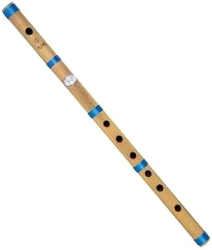 SG MUSICAL Professional Bamboo Bansuri Right Hand C Scale 6 Hole Bamboo Flute(43 cm)