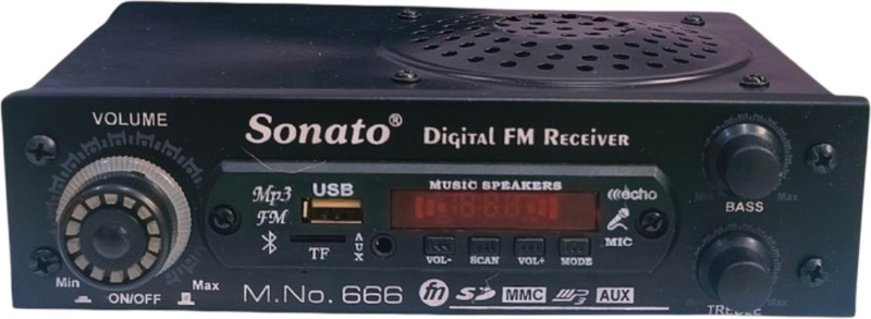 Sonato Magic Box USB Multimedia Player FM Radio(Black)