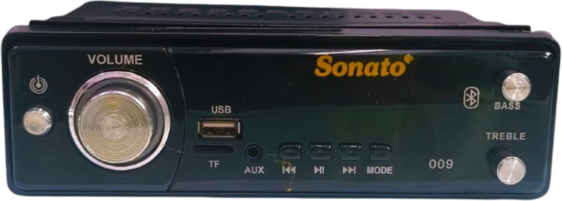 Sonato Car USB FM DC FM Radio(Black)