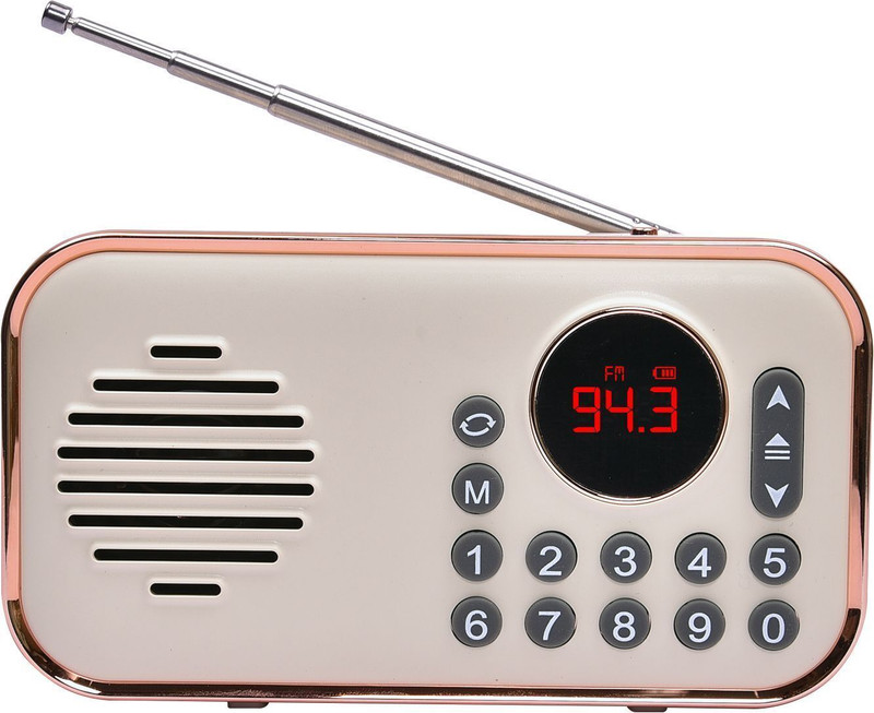 PAGARIA WALKIE RADIO FM Radio(White)