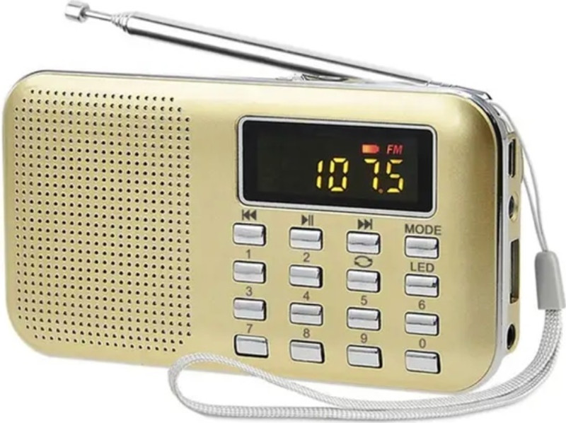 JAXTER Multicolor Pocket Mate with USB, SD Card and Headphone Jack FM Radio FM Radio(Multicolor)