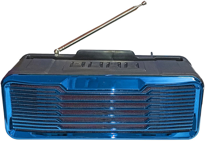 Fangtooth RMBT-569 Multimedia Bluetooth Speaker Support USB, SD Card with Mobile Holder FM Radio(Blue)