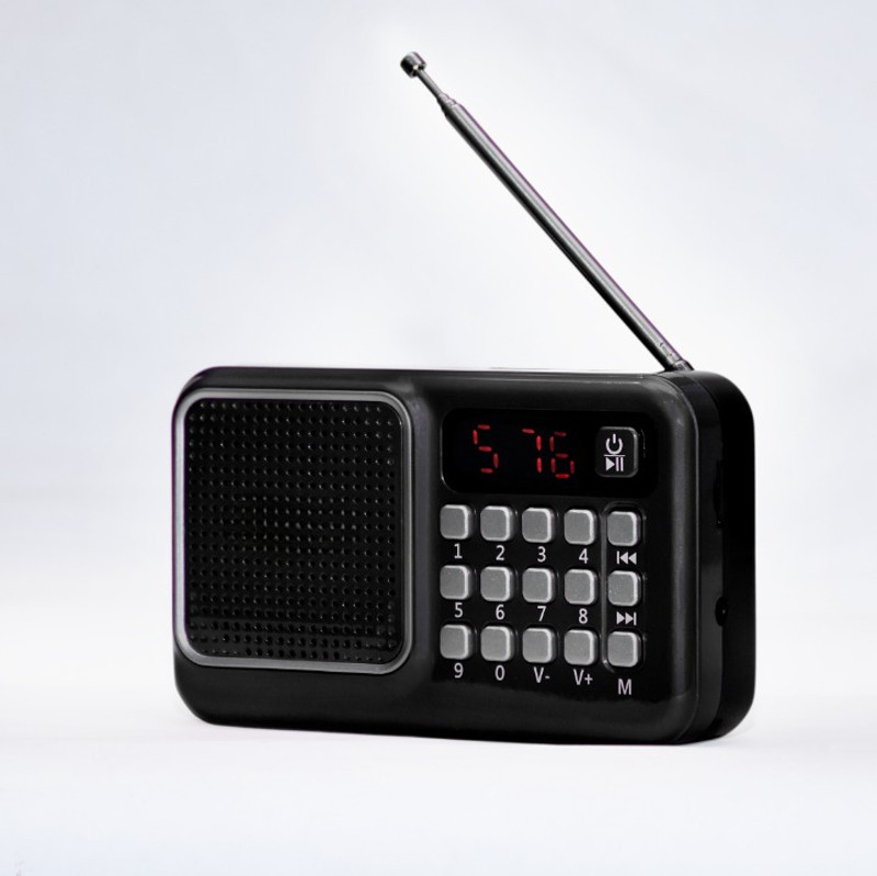 RelElseTech Mini M41VP FM Radio with Bluetooth Speaker - Portable & Wireless Sound System FM Radio(Black, Any one color)