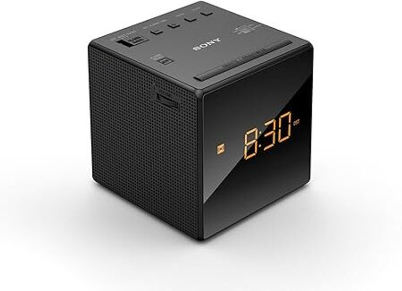 SONY ICFC1 Alarm Clock Radio FM Radio(Black)