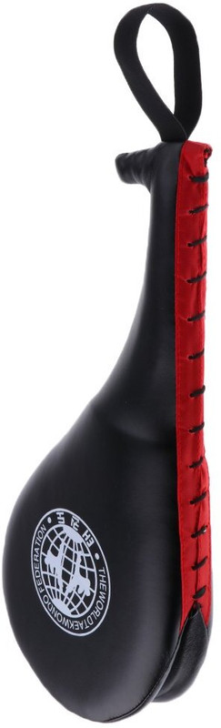 QUICK5 Taekwondo Kick Target Double Face Kick Pad Boxing Kicking Shield Curved Focus Pad(Black, Red)