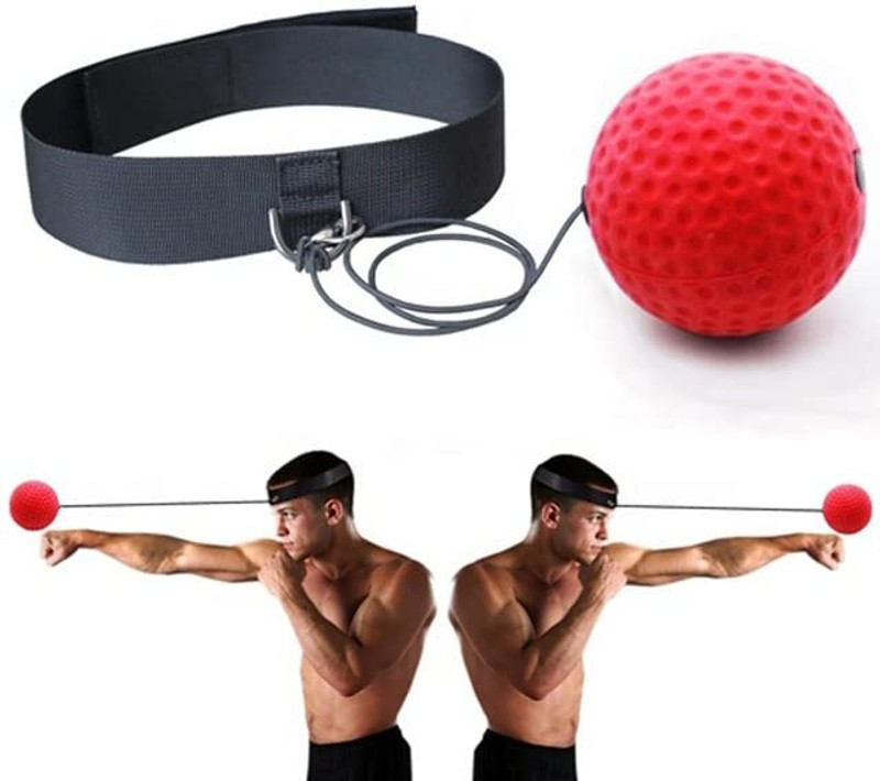 Original Mart Boxing Reflex Ball, Boxing Equipment,Training Speed Levels Focus Pad(Multicolor)