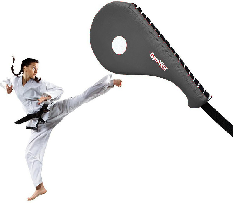 GymWar Focus Pad, MMA/Kickboxing/Taekwondo Durable Kicking Target Pads Kicking Shield(Black)