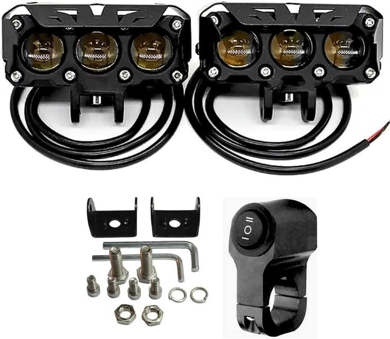 TOVOTA 3 Lens Car Bike Headlight LED Light Fog Lamp-02 Projector Lens