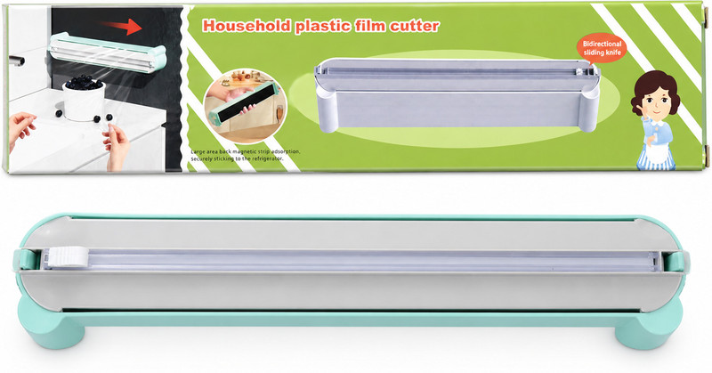 Honbuty 2-in-1 Manual Food Sealer & Plastic Wrap Cutter Foil Holder