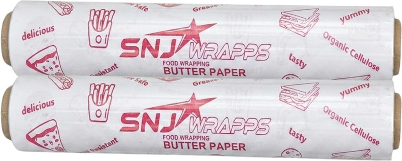 PV Collection Butter Paper Roll | Baking & Cooking Paper| for Cake & Food Wrapping Foil Holder