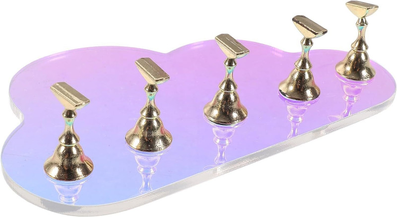 NAILWIND Nail Stand, Nail Holder for Display Painting Nails, Practice Nail Stand Set Foil Holder