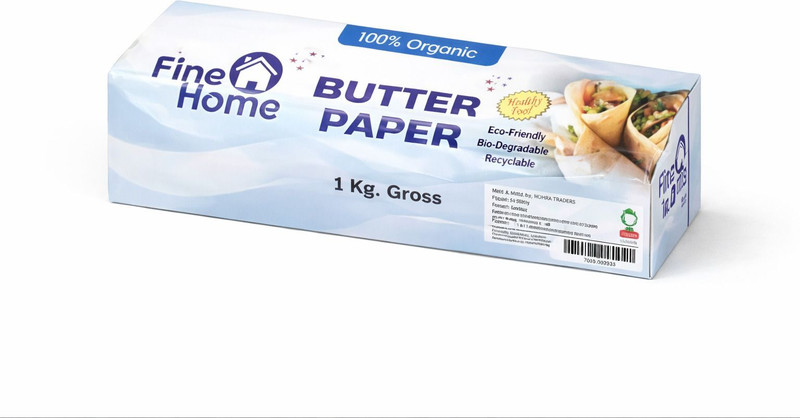 Fine Home Food Packer Butter Paper for Roti, Baking Cake Lunch Wrap Paper Foil Holder