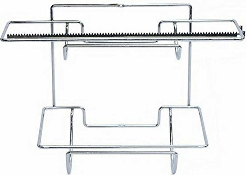 NAOE Metal 2 In 1 Paper Dispenser and Holder/Wrap Aluminum Foil and Kitchen Roll Foil Holder